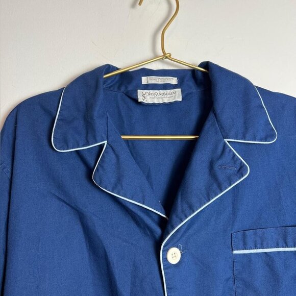 Yves Saint Laurent Longsleeve Blue Button-down Dress Shirt Mens sz medium - Picture 6 of 9